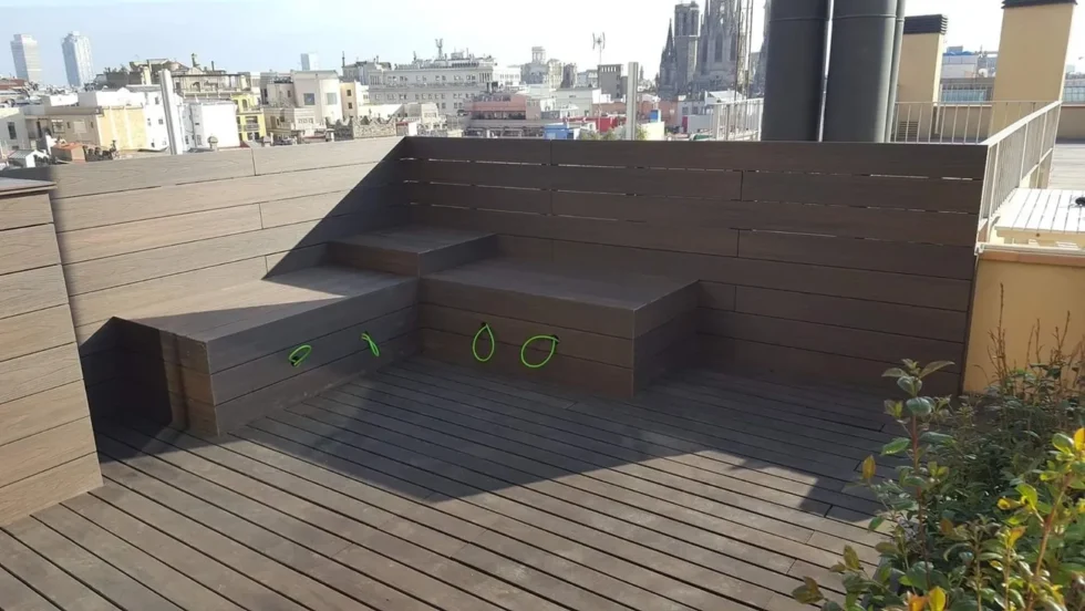 Instalación de tarima