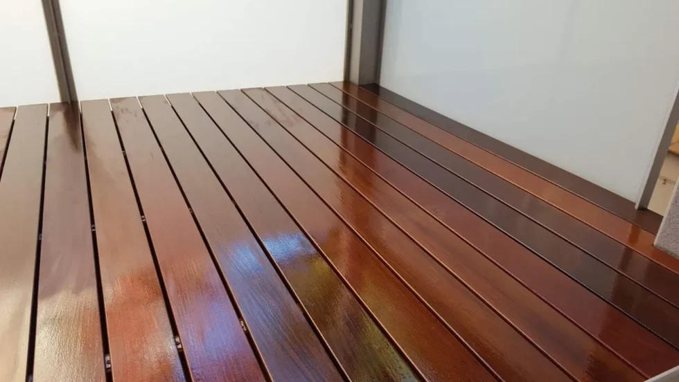 Instalación de tarima